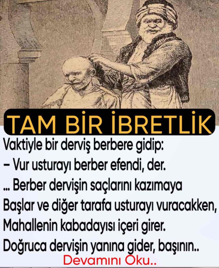 Tam Bir İbretlik Mutlaka Okuyun