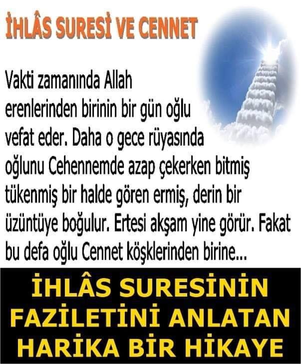 İhlâs Suresi ve Cennet