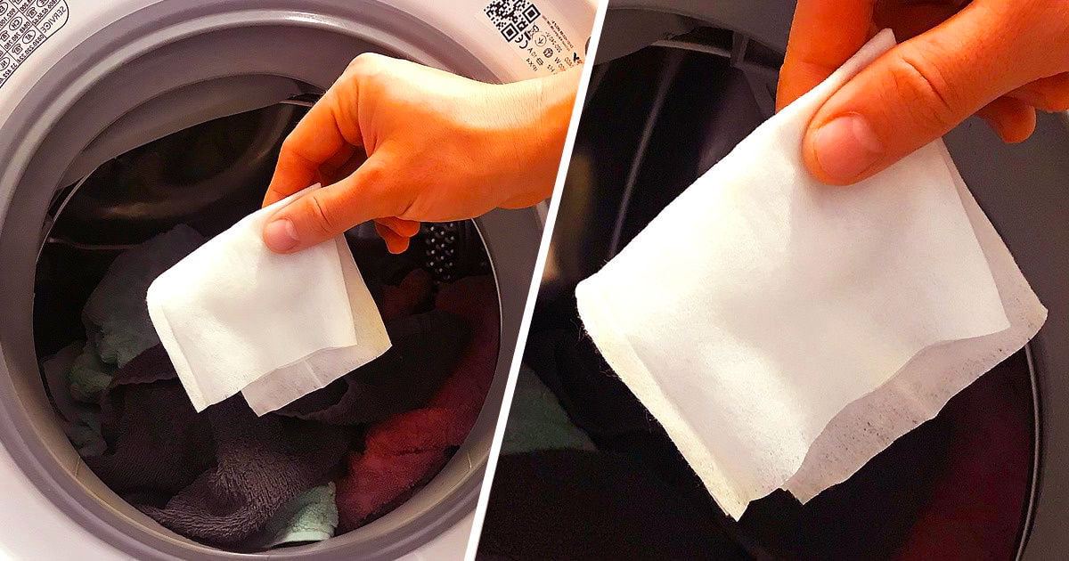 Çamaşır Makinesine Islak Mendil Atmak