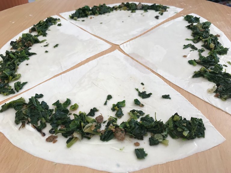 El Açması Ispanaklı Börek