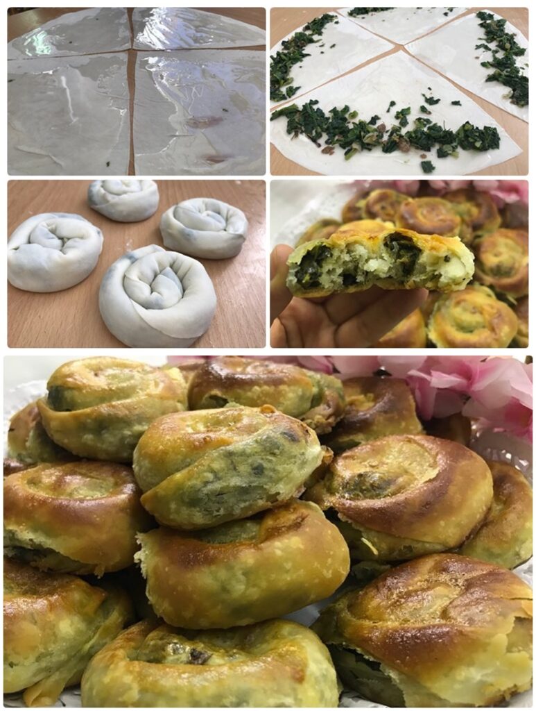 El Açması Ispanaklı Börek