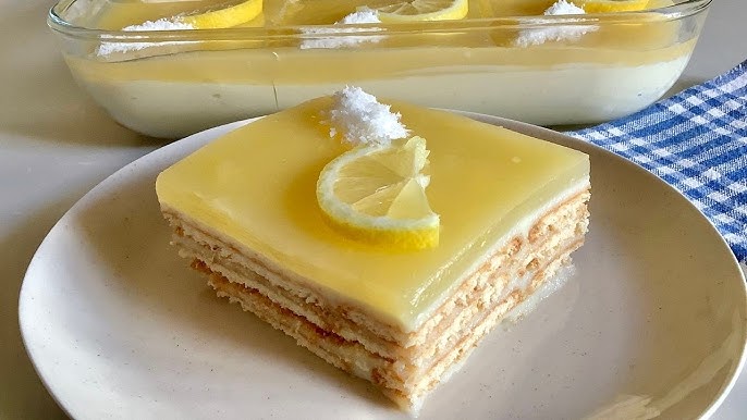 Limonlu Bisküvili Pasta