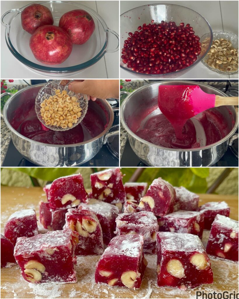 Çay Saatlerine Yumuşacık Narlı Lokum