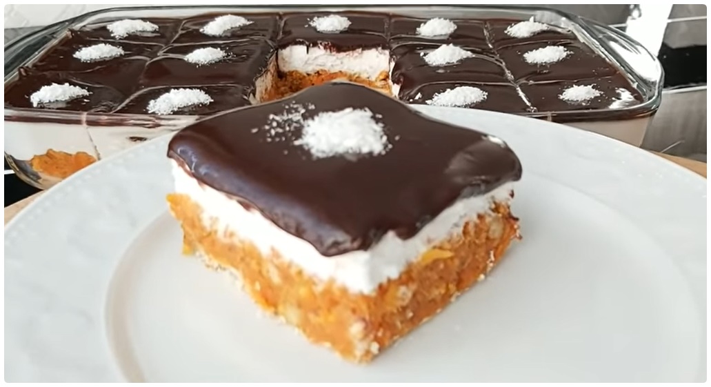 10 dk Fırınsız Havuçlu 3 Renkli Tatlı