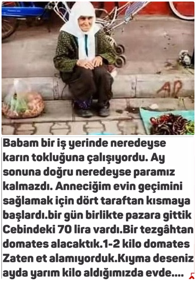 Babam bir iş yerinde neredeyse karın tokluğuna çalışıyordu