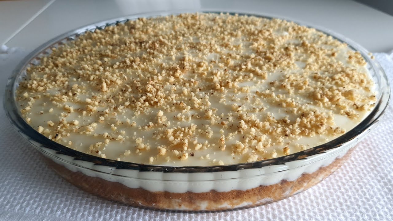 Yaş Pasta Lezzetinde Havuçlu Cevizli Muhallebili Kek