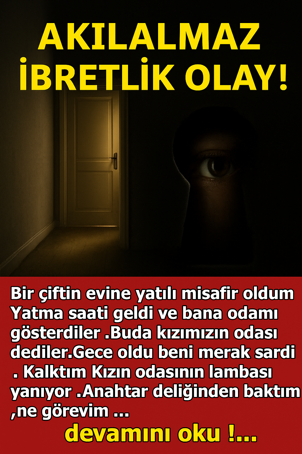 Bir çiftin evine yatılı misafir oldum