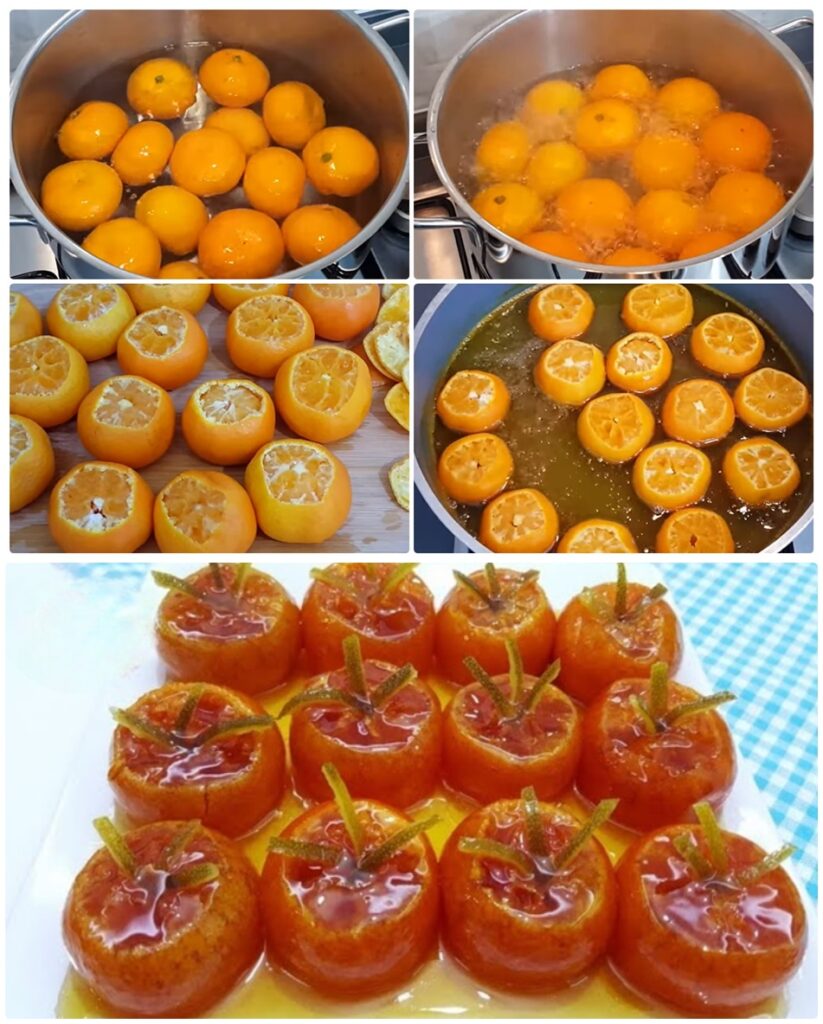 Tam Kıvamında Kabuklu Mandalina Reçeli