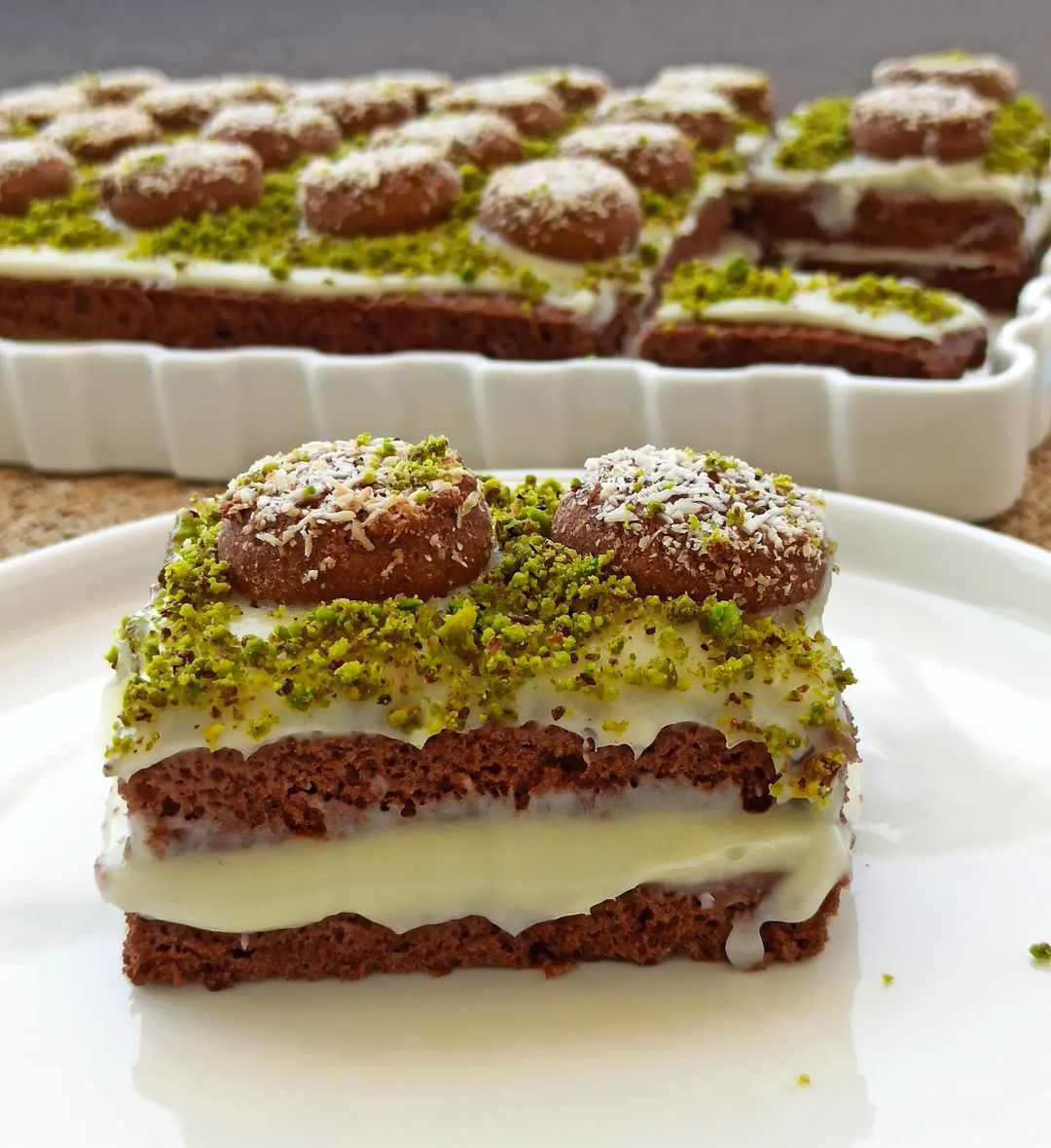 Kakaolu Kremalı Kek