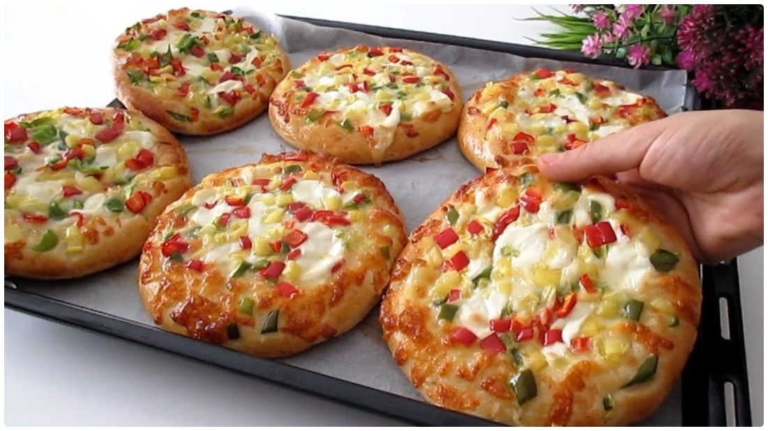 O Kadar Lezzetli Oldu Ki Daha Güzelini Yemedim Minik Pizza Poğaça