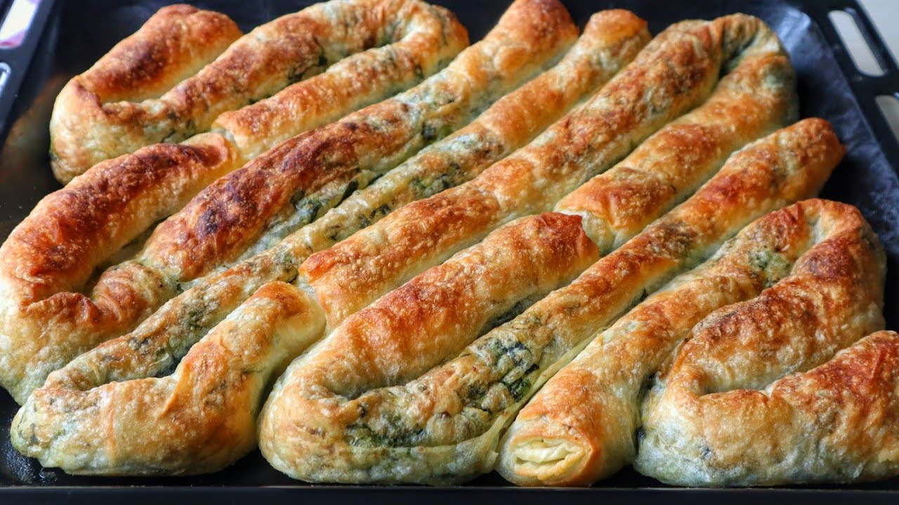 10 Dakikada Hazır Yufkadan Ispanaklı Börek