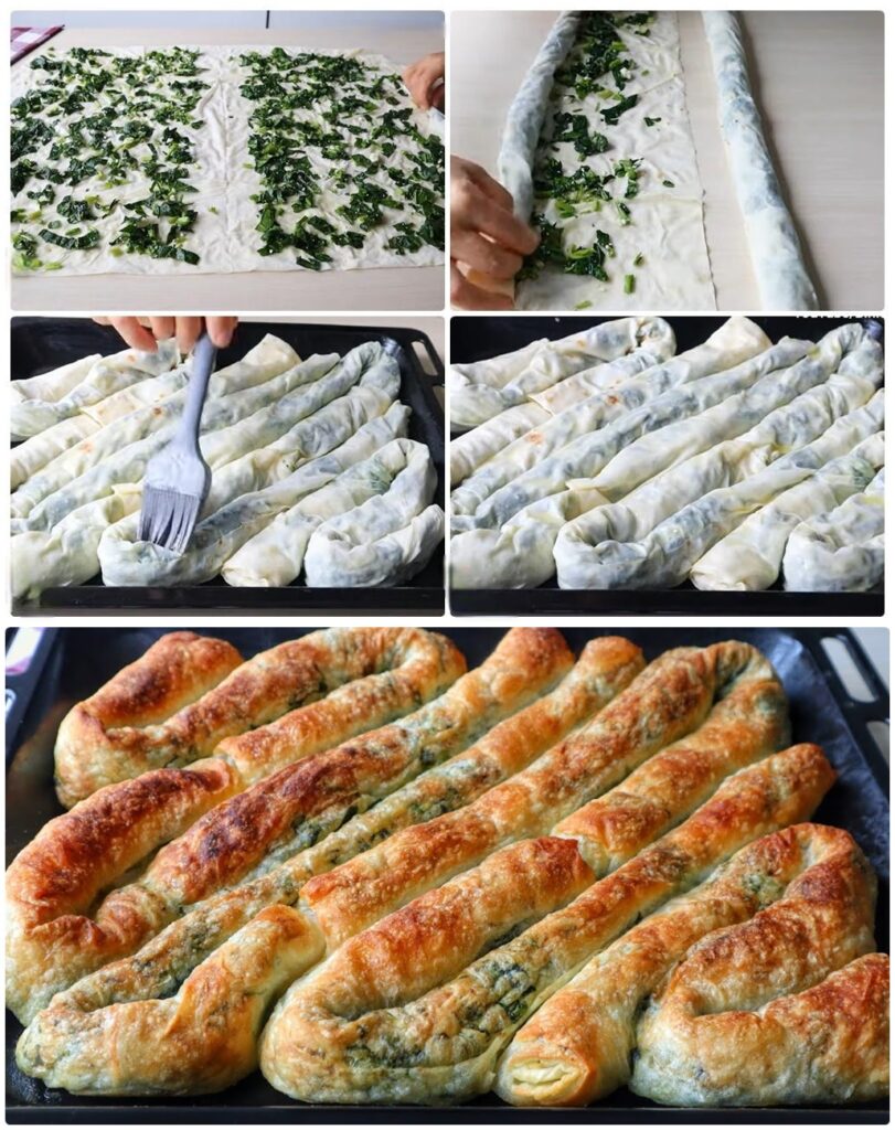 10 Dakikada Hazır Yufkadan Ispanaklı Börek