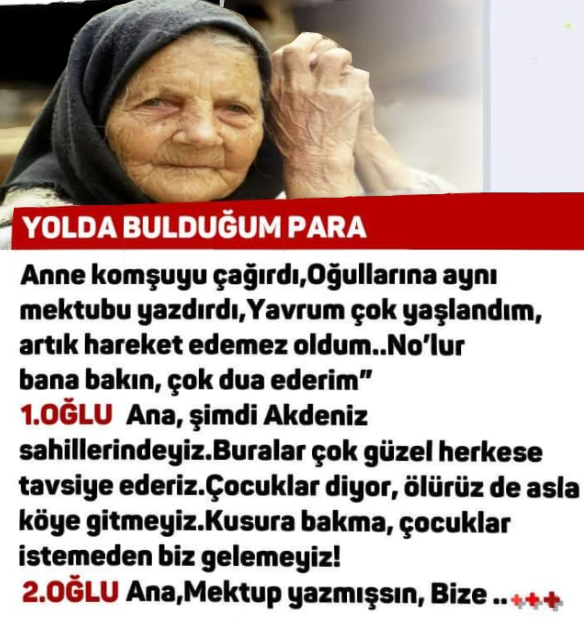 Anne’den Oğullarına Mektup