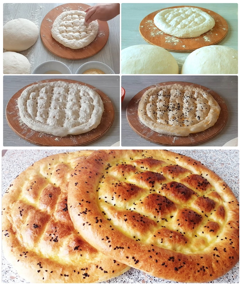 Sırrı Hamurunda Yumuşacık Mis Gibi Ramazan Pidesi