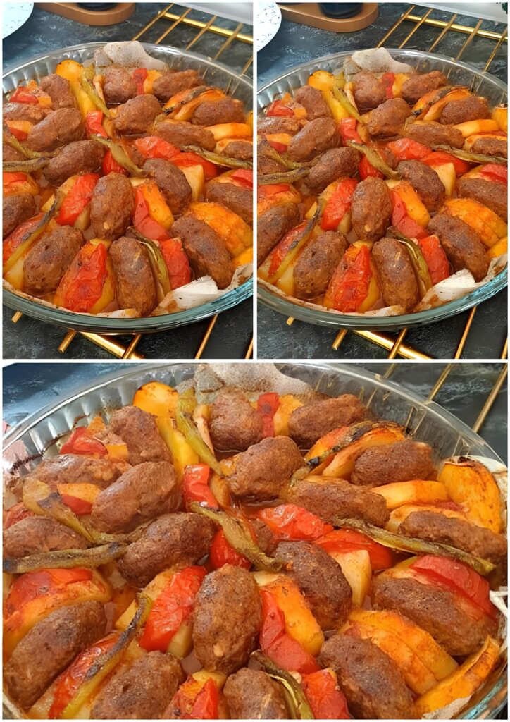 Fırında Köfte Patates En Lezzetlisinden (Kızartmadan) Tarifi