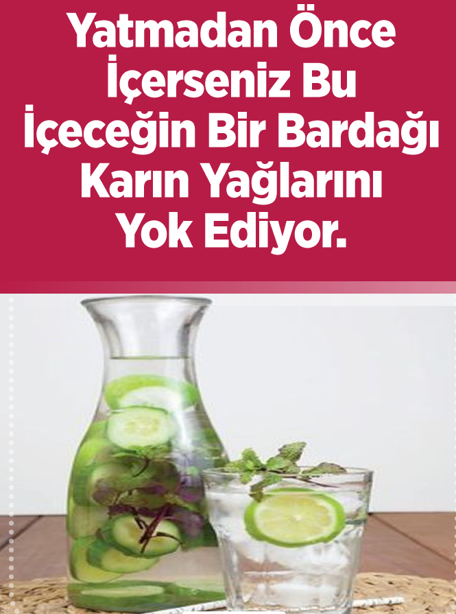 Yatmadan Önce İçerseniz, Bu içeçeğin Bir Bardağı Karın Yağları Yok Ediyor