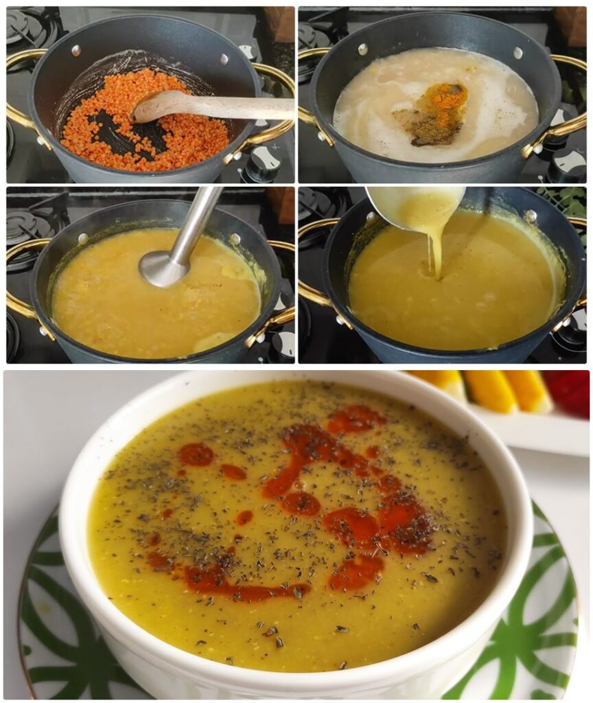 Lokanta Usulü Mercimek Çorbası