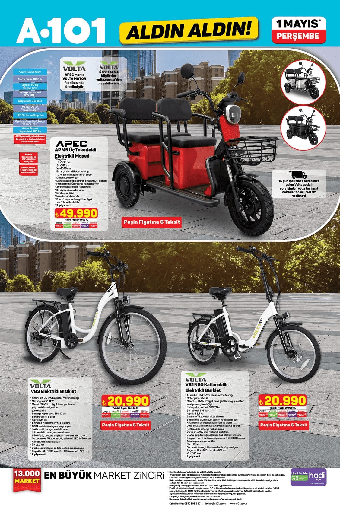 A101 1 Mayıs 2025 İndirimli Ürünler Kataloğu