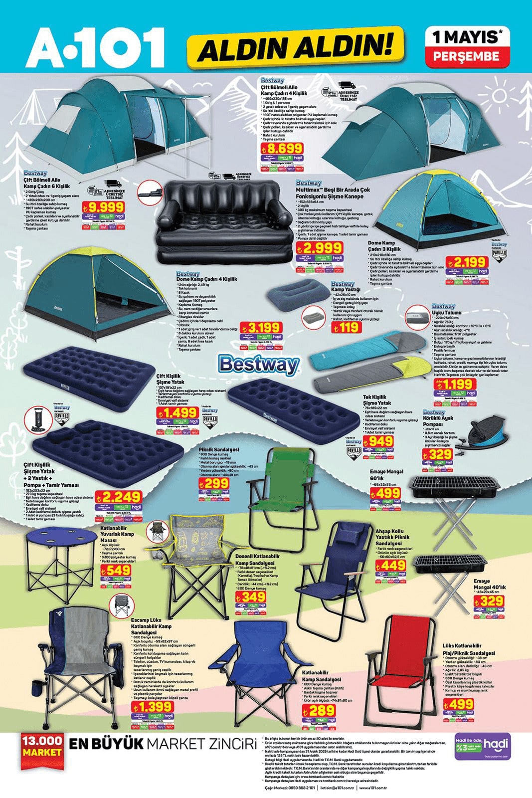 A101 1 Mayıs 2025 İndirimli Ürünler Kataloğu