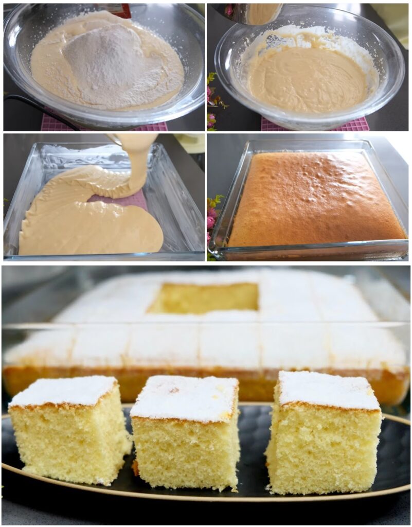 15 Dakikada Yumuşacık Bulut Kek