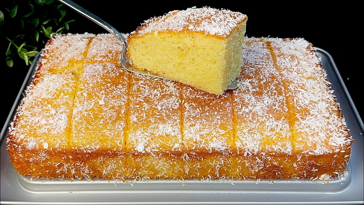 Marmelatlı ve Hindistan Cevizli Yumuşak Kek Tarifi