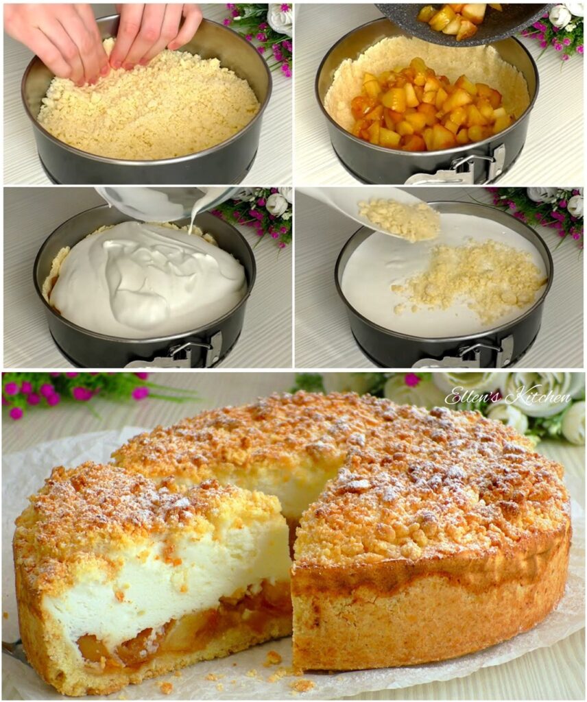 Sufle Kremalı Elmalı Turta Tarifi