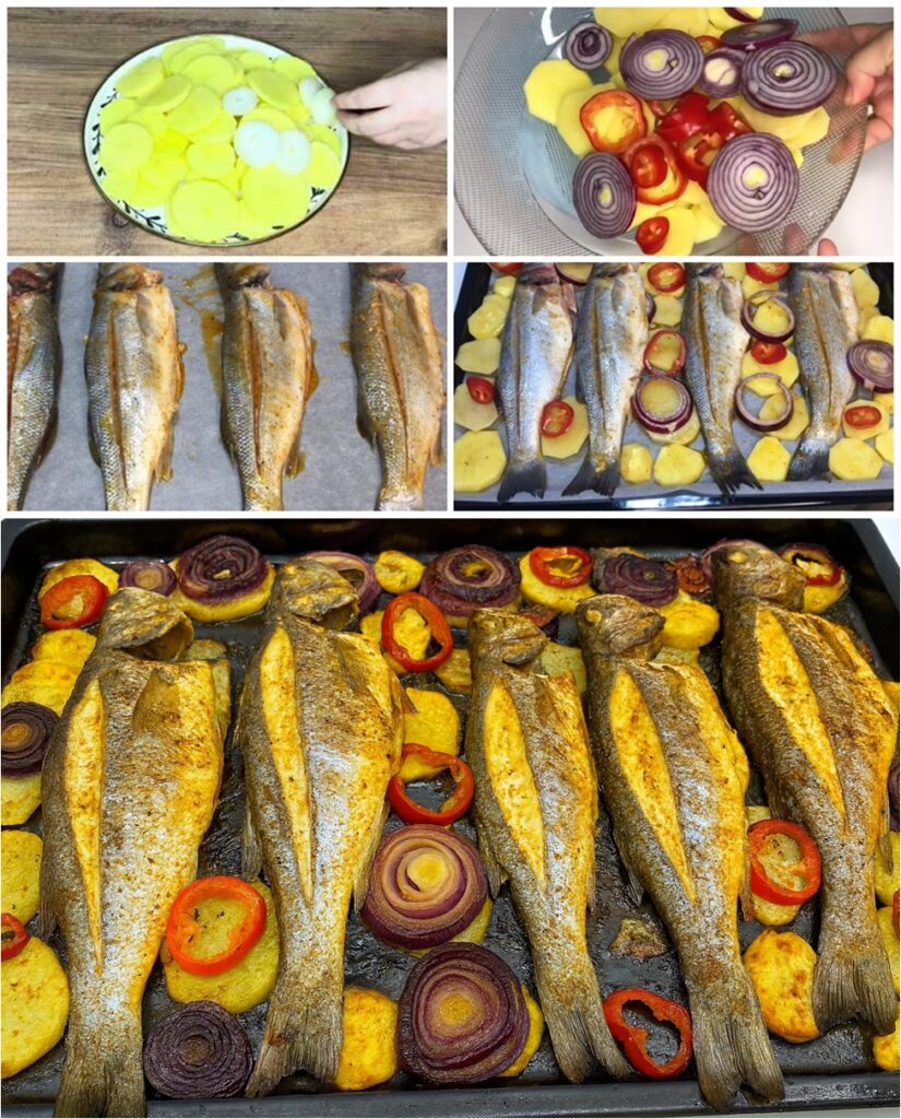 Sırrı Sosunda Saklı Fırında Levrek Tarifi