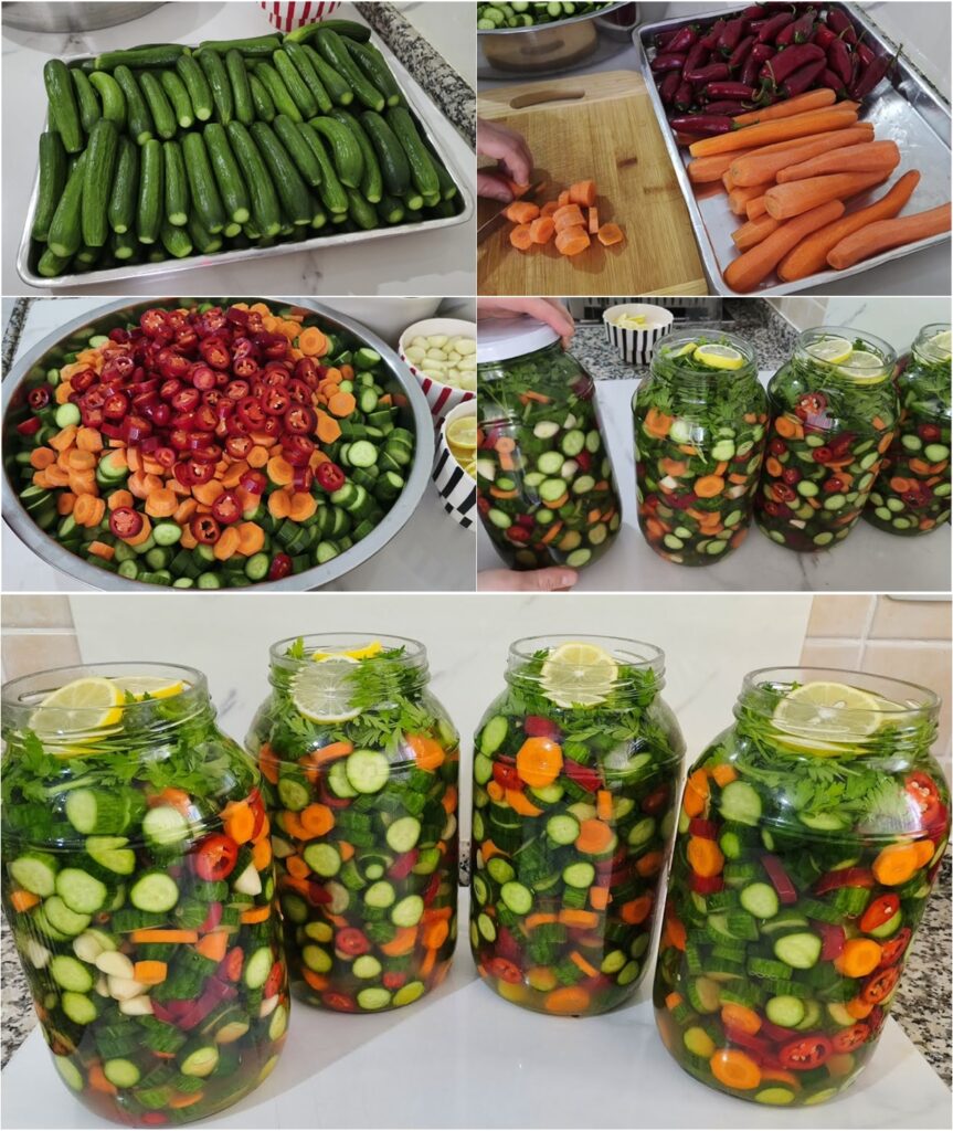 Kütür Kütür Karışık Turşu Tarifi