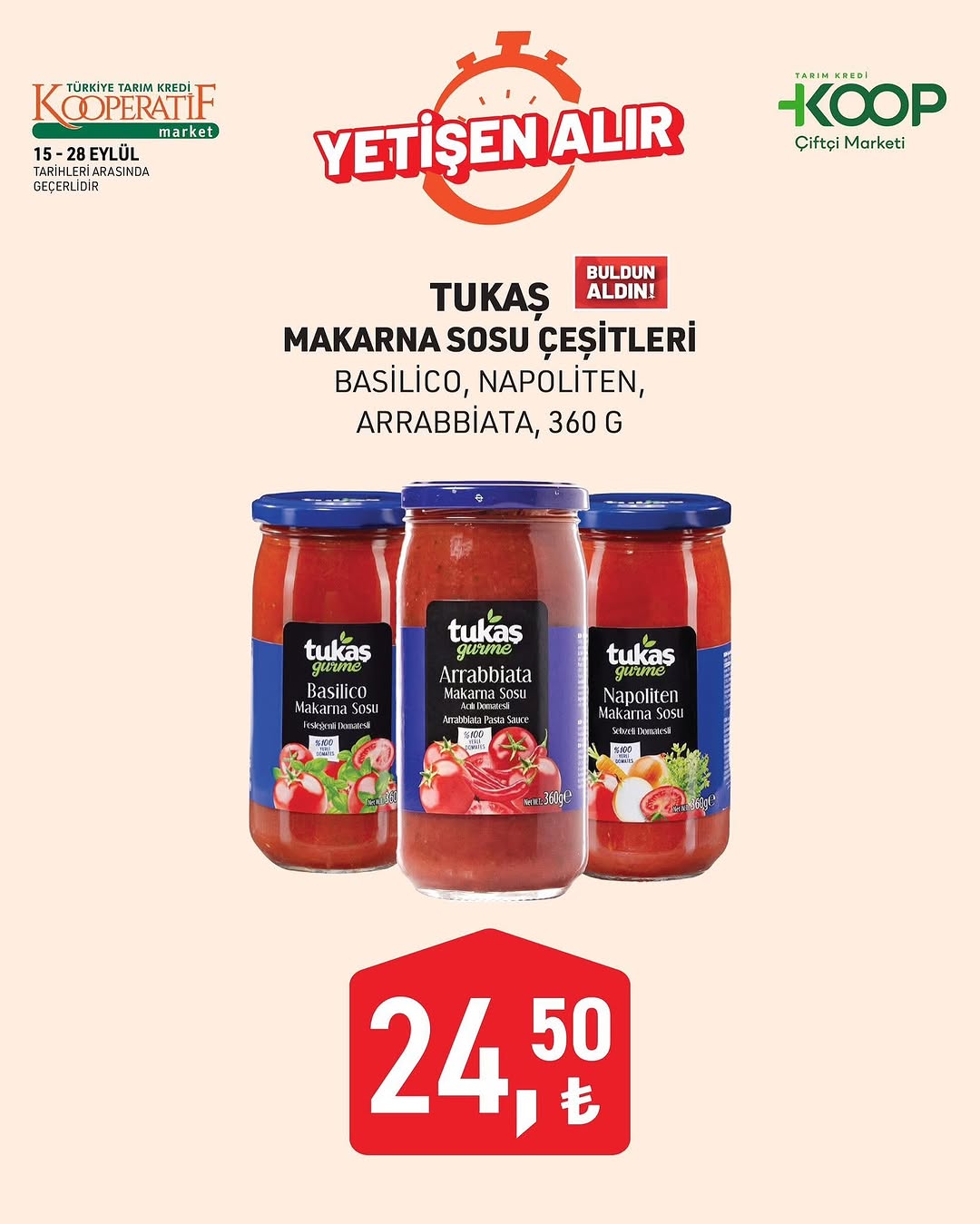 Tarım Kredi Market 17 Eylül 2025 İndirim