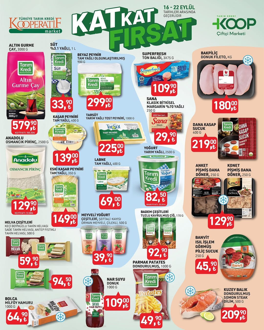 Tarım Kredi Market 17 Eylül 2025 İndirim