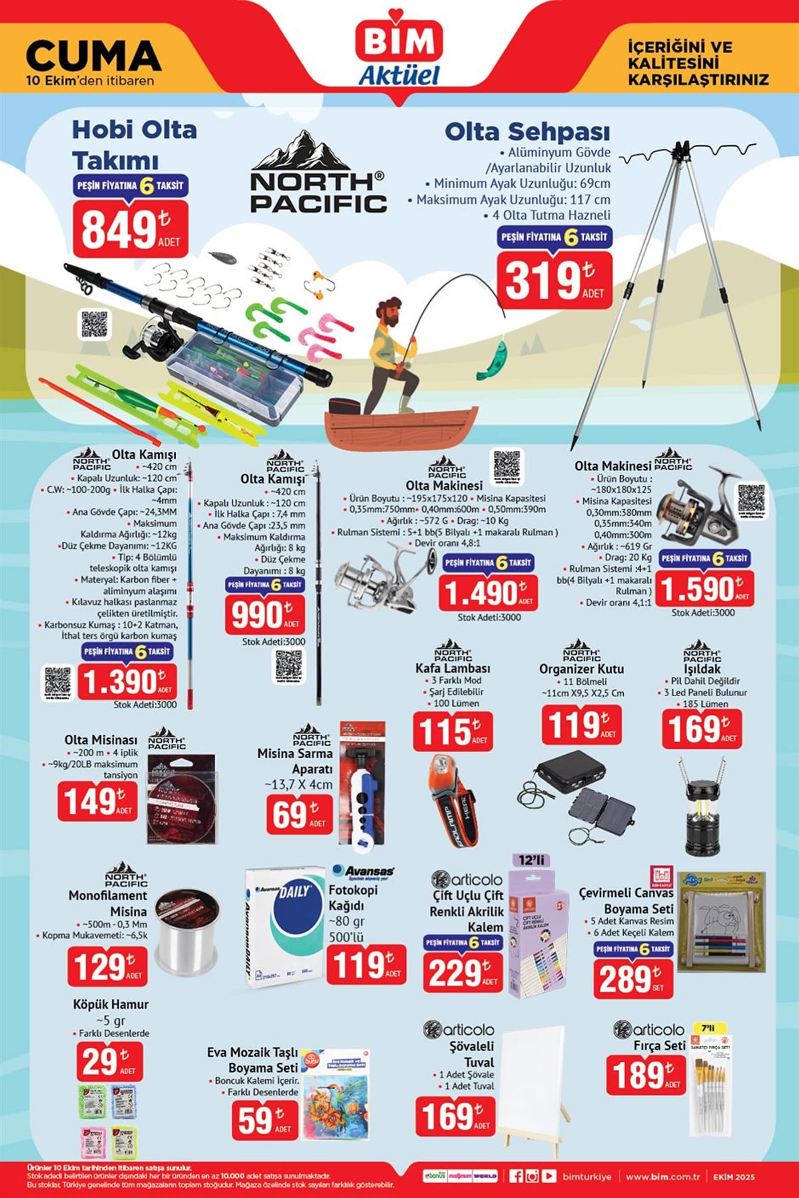 BİM 10 Ekim 2025 Aktüel Ürünler Kataloğu