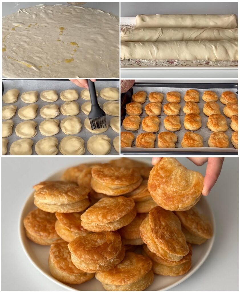 Kat Kat Kabaran El Açması Mini Börek Tarifi