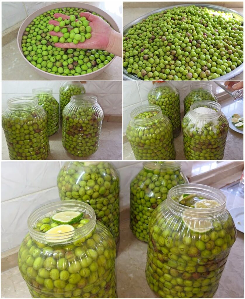 Kışlık Salamura Kırma Yeşil Zeytin Tarifi