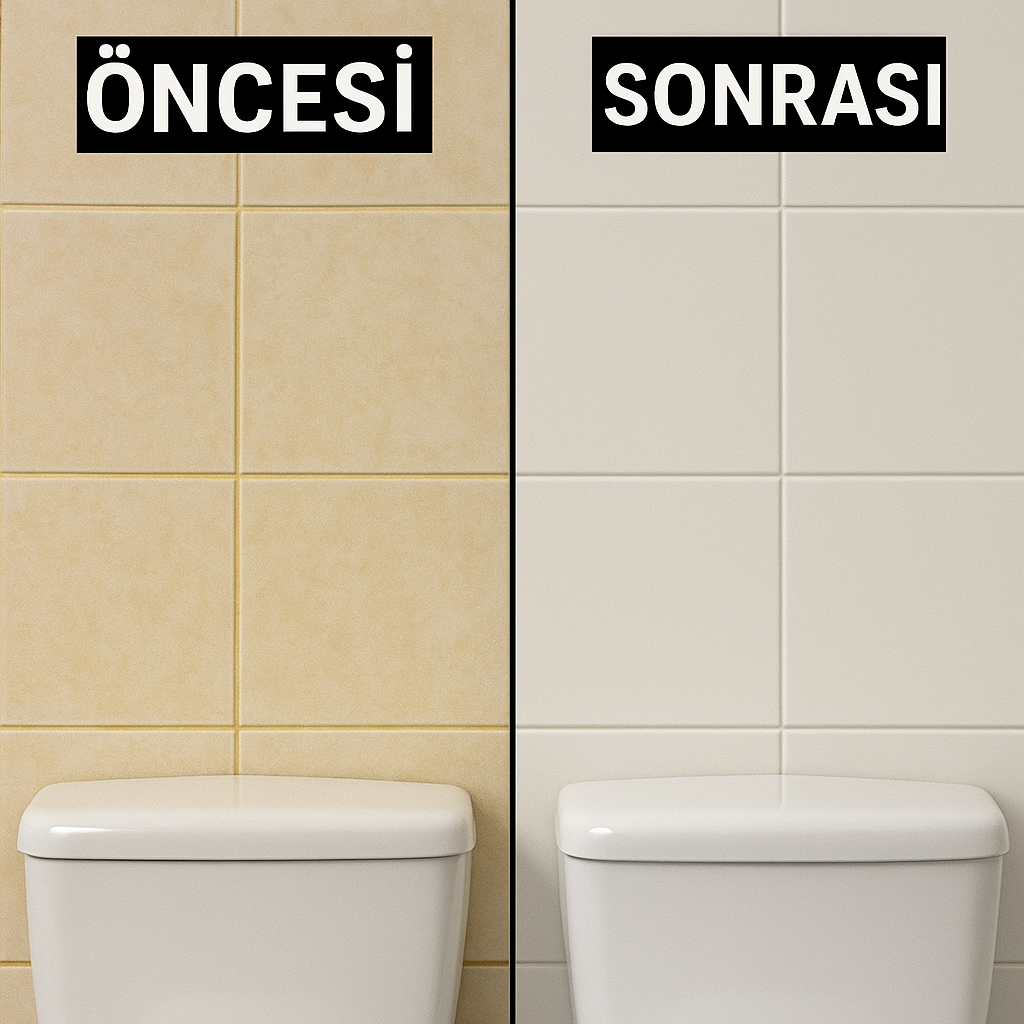 Sararan Tuvalet Fayansları Nasıl Temizlenir?