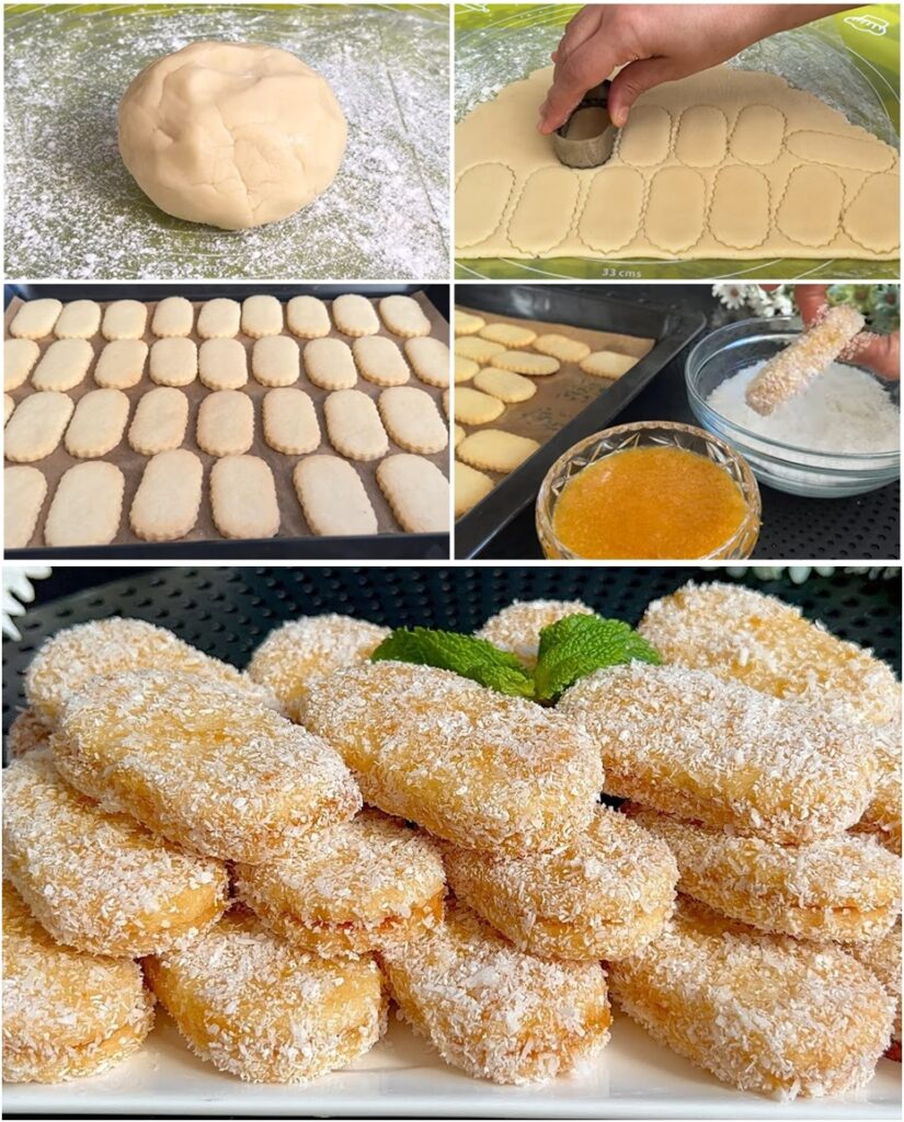 Hindistan Cevizli Reçelli Kurabiye Tarifi