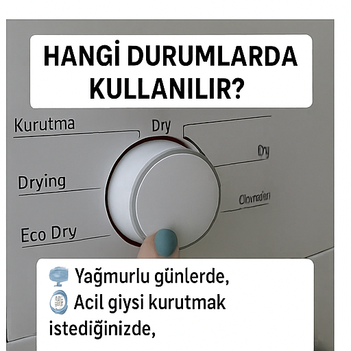 Makinenizin Bilmediğiniz O Özelliği Yıkama Kurutma Bir Arada