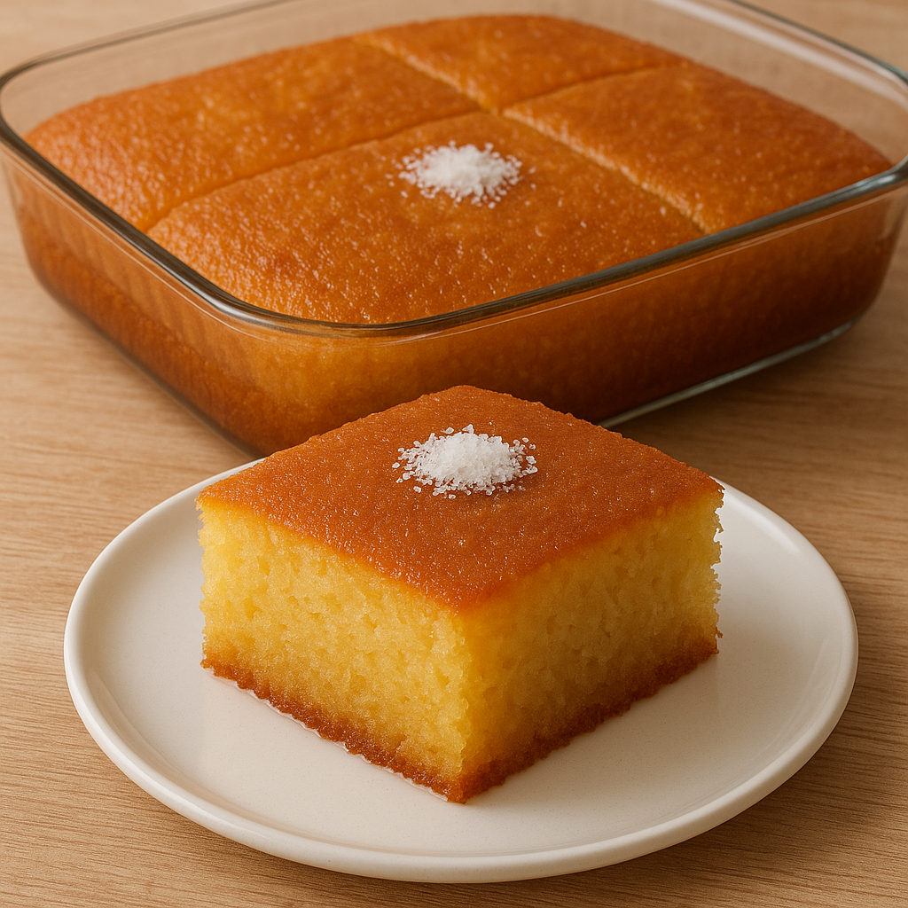 Yumuşacık Şerbeti Tam Kıvamında Revani Tarifi