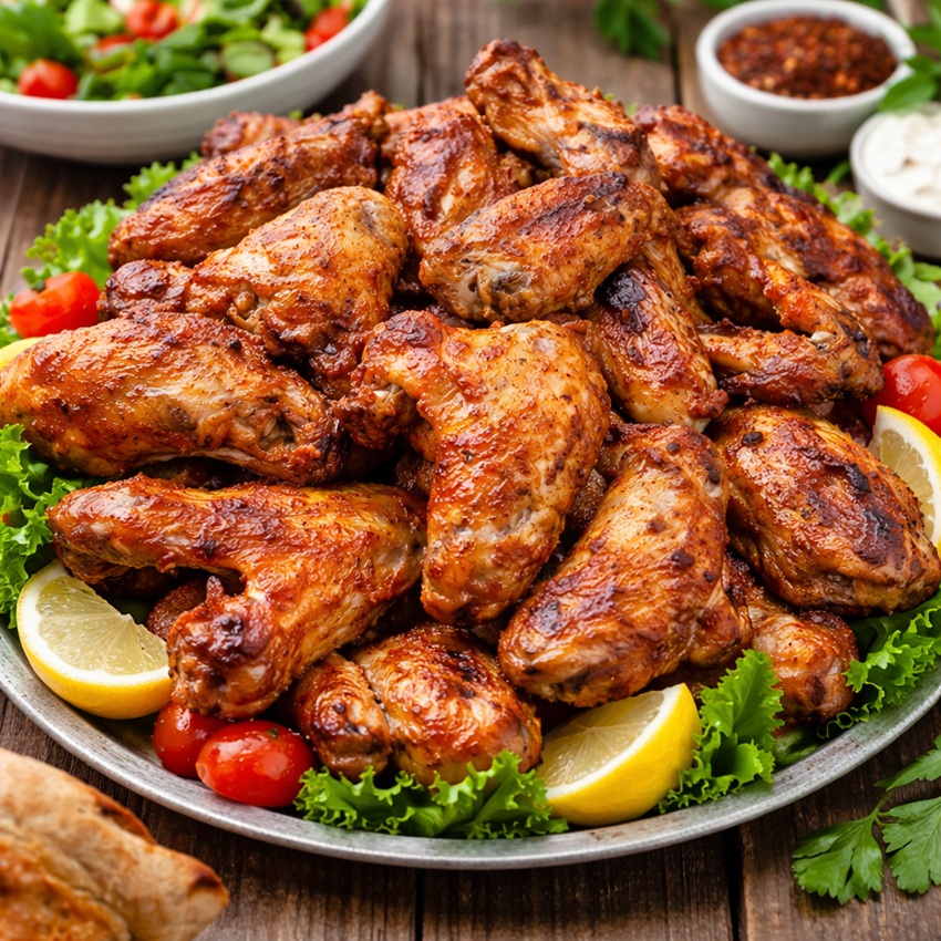 Mangal Tadında Fırında Tavuk Kanat Tarifi