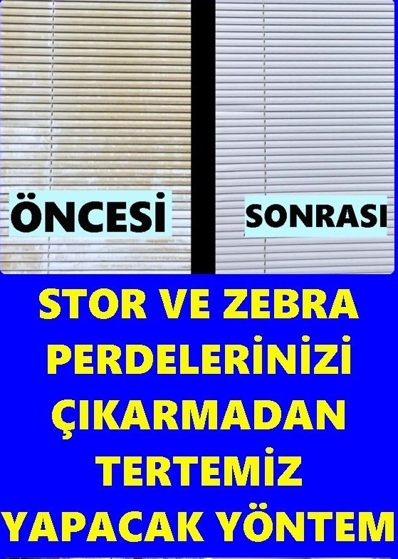 Çıkarmadan Stor Perde Temizliği