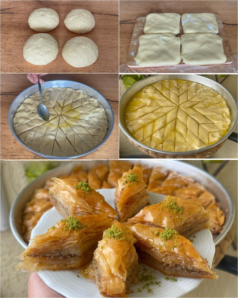 Oklavasız Pratik Baklava Tarifi