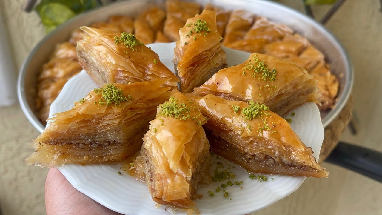 Oklavasız Pratik Baklava Tarifi