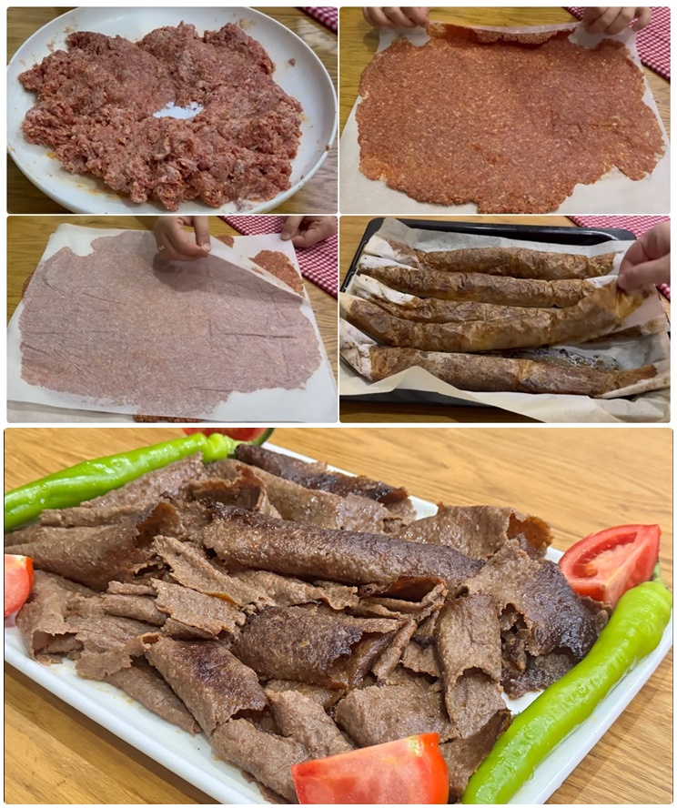 Dışarıdakinden Daha Lezzetli Ev Yapımı Yaprak Döner Tarifi