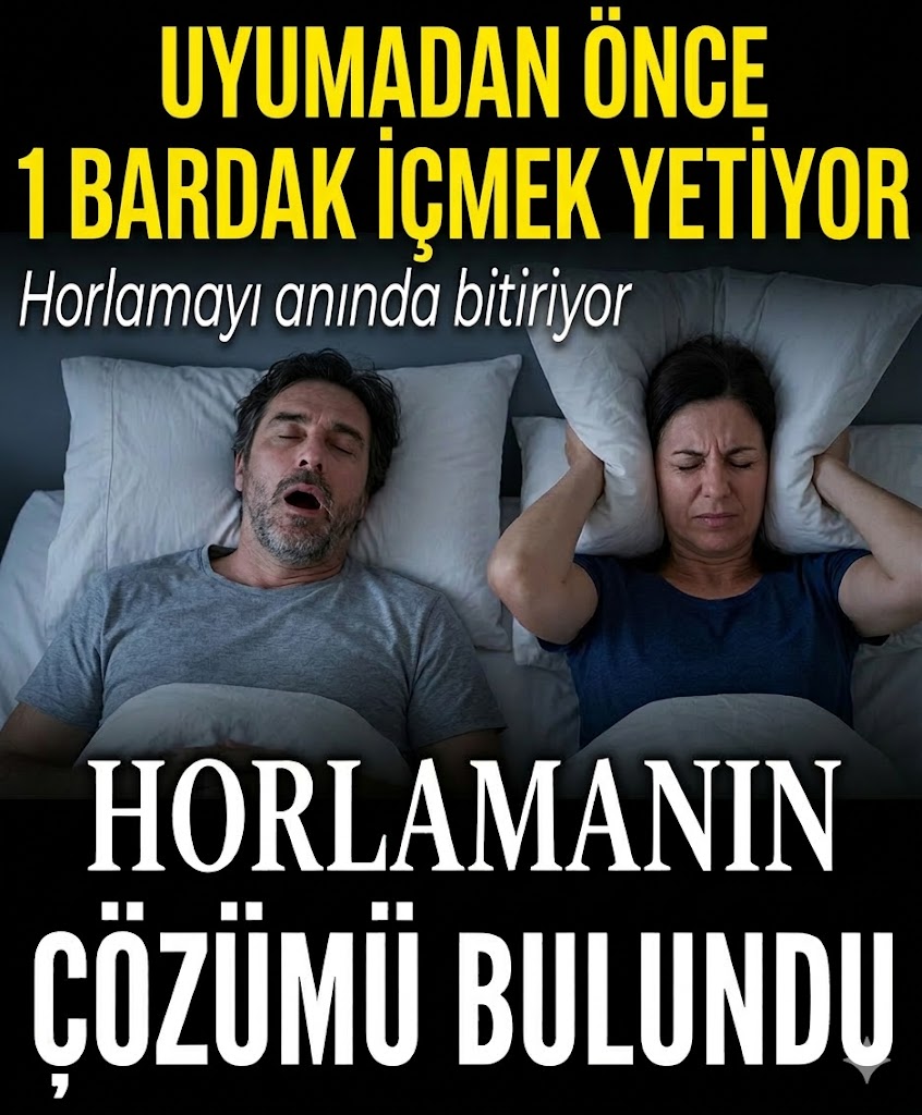 Horlamayı bıçak gibi kesen formül