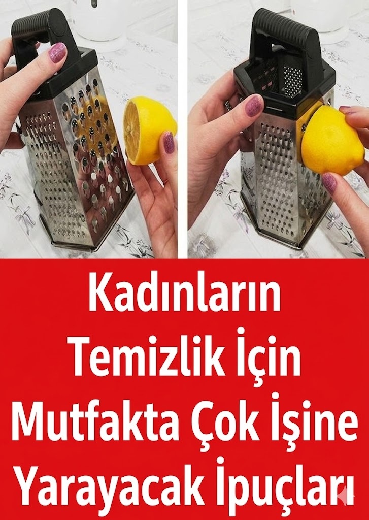 Kadınların Temizlik için mutfakta çok işine yarayacak ipuçları