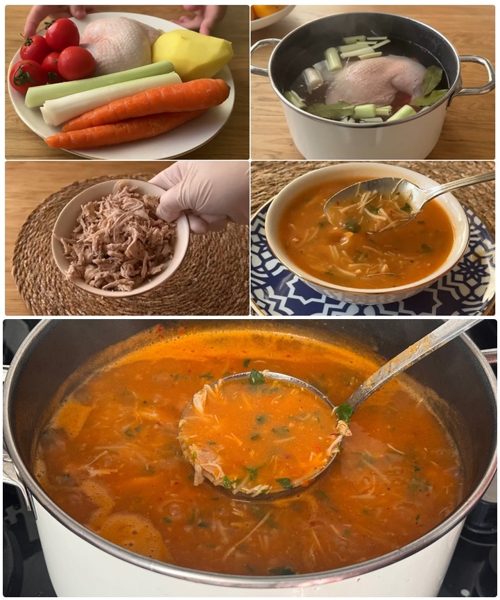 Şehriyeli Tavuk Çorbası Tarifi