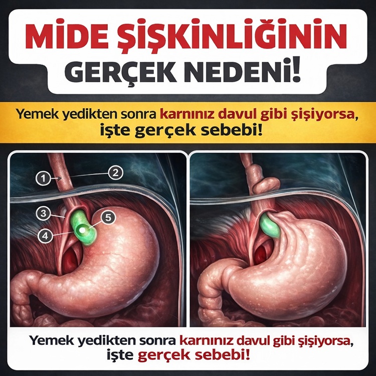 Yemek Yedikten Sonra Mideniz Davul Gibi Şişiyorsa Sebebi Bu Yüzden