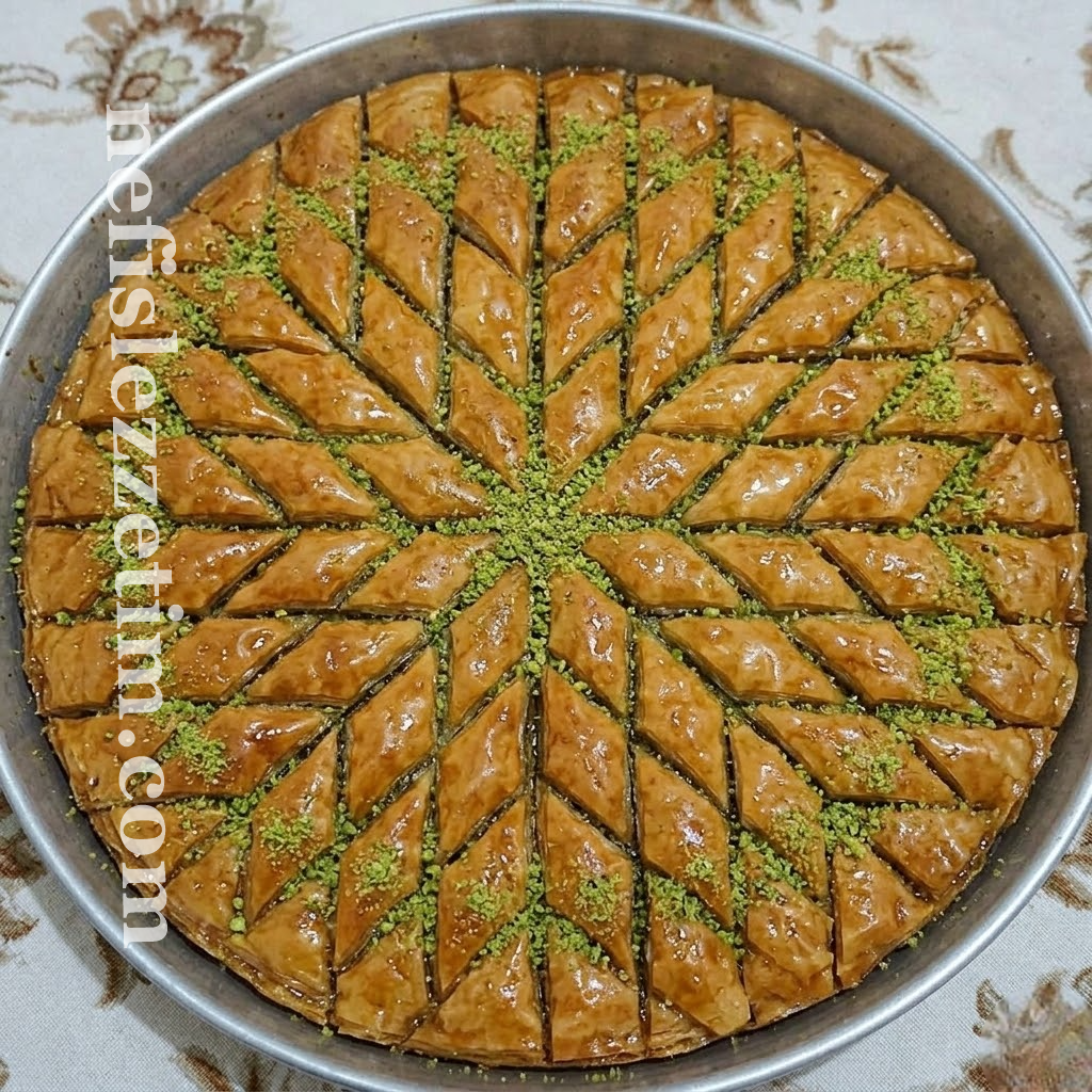 Çıtır Çıtır Tam Kıvamında Yıldız Kesim Baklava Tarifi