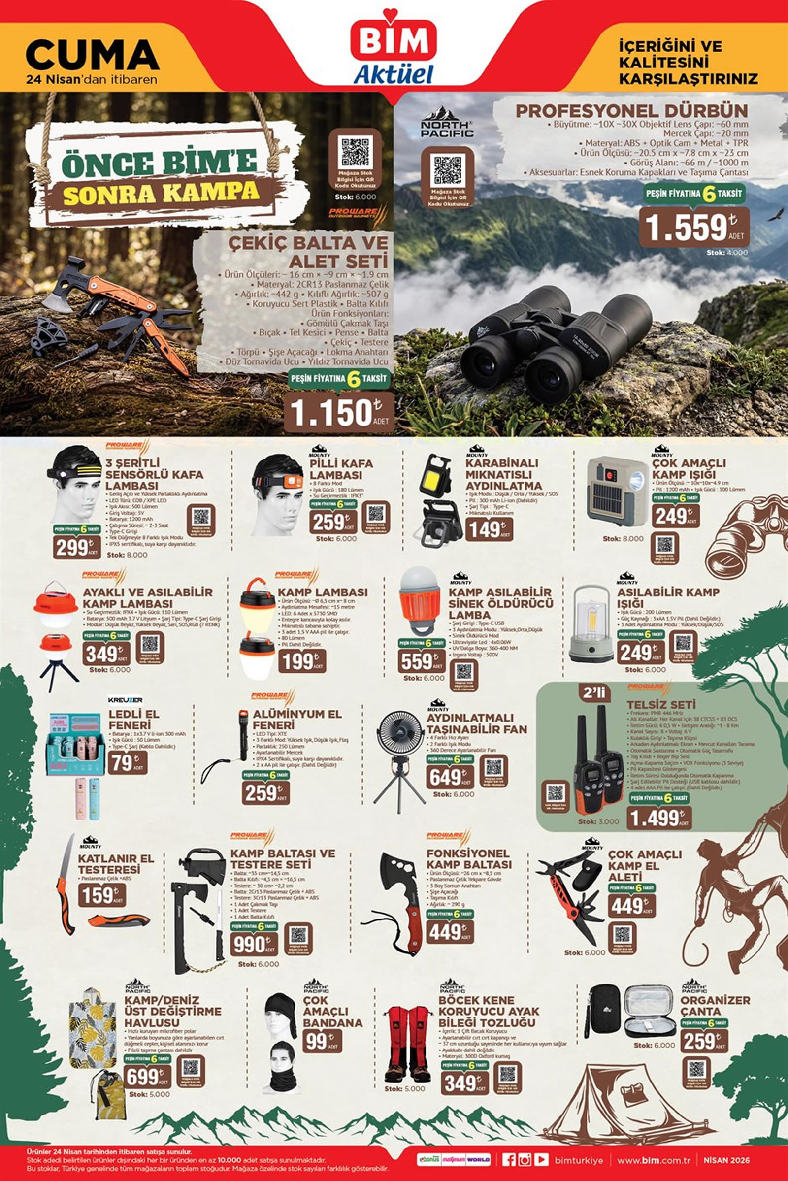 BİM 24 Nisan 2026 Aktüel Kataloğu