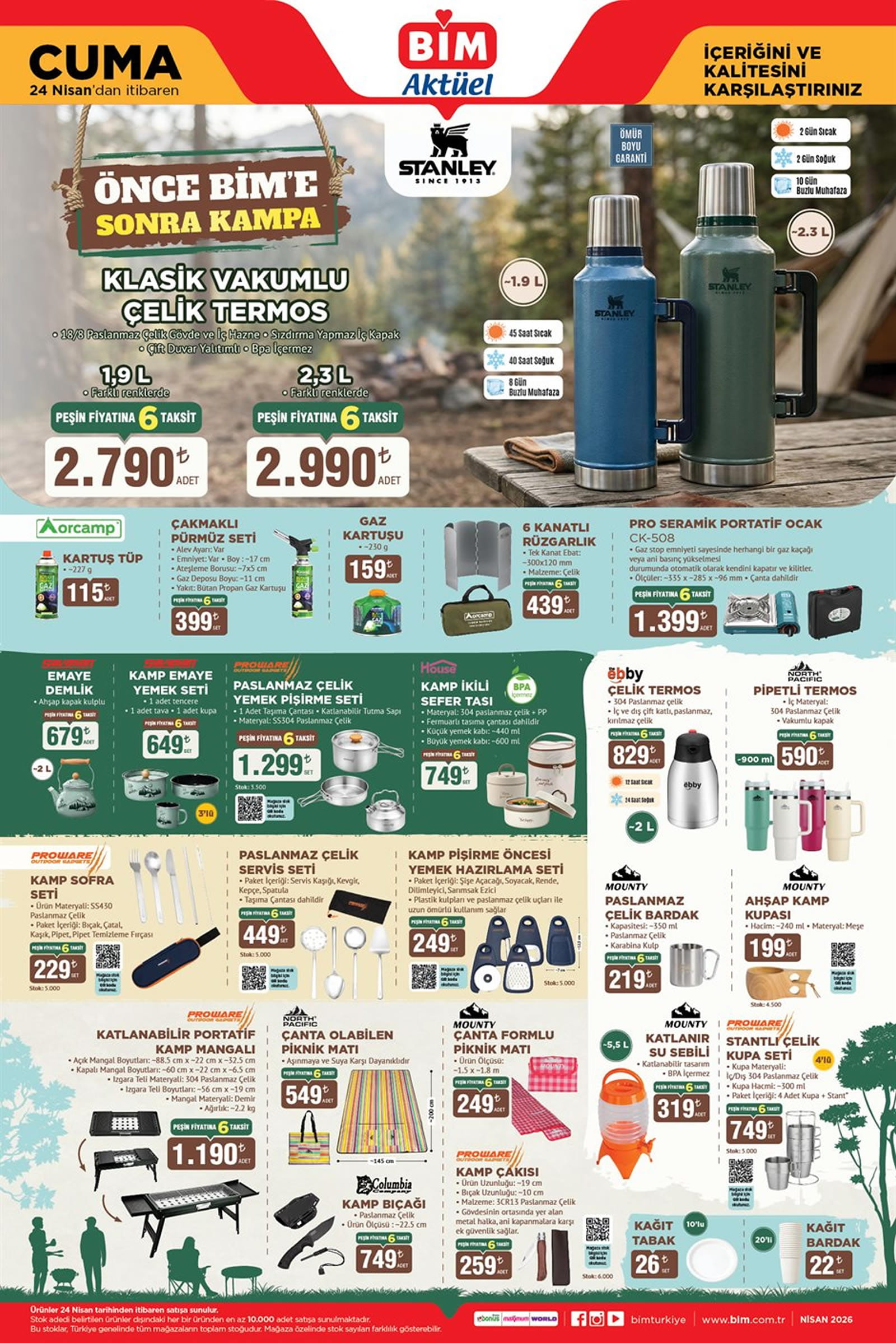 BİM 24 Nisan 2026 Aktüel Kataloğu