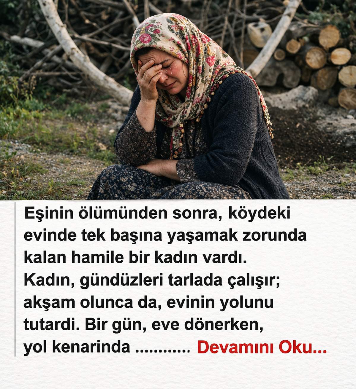 Tarlada Çalışan Kadın